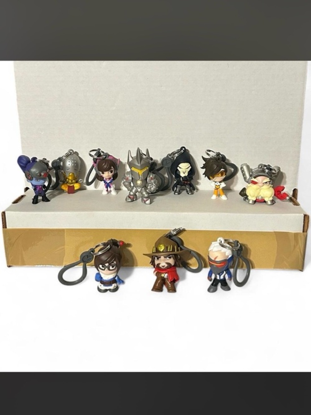 Overwatch Backpack Hangers Clip On Figures Chibi Lot of 10 Blizzard